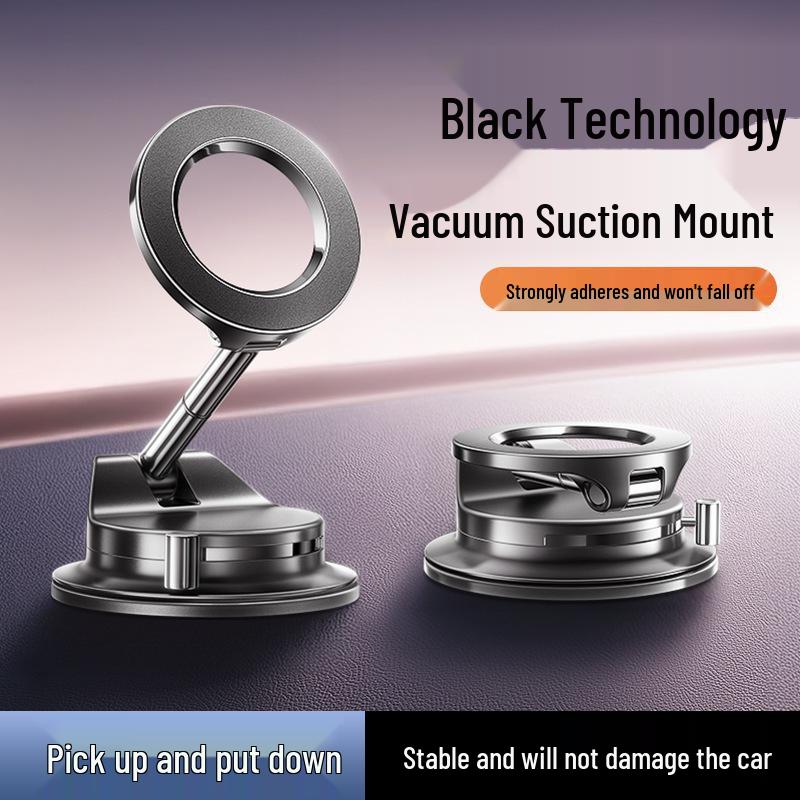 Car Phone Holder: 2026 Suction Cup for Navigation, Vacuum Fixing, Premium Car Interior Support