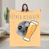 Lustiger Hamster Schlafsüße Decke Flanell Dekoration Schlafenszeit Schläfrig Multifunktion Ultra-Weiche Überwurfdecken für Bettwäsche