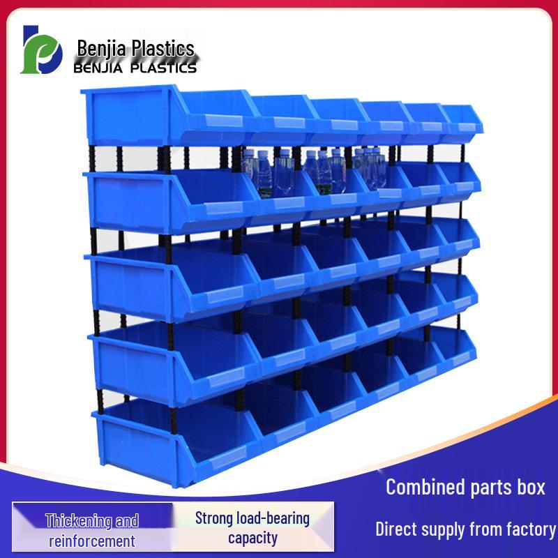 Large Wall-Mounted Plastic Screw Organizer with Compartments