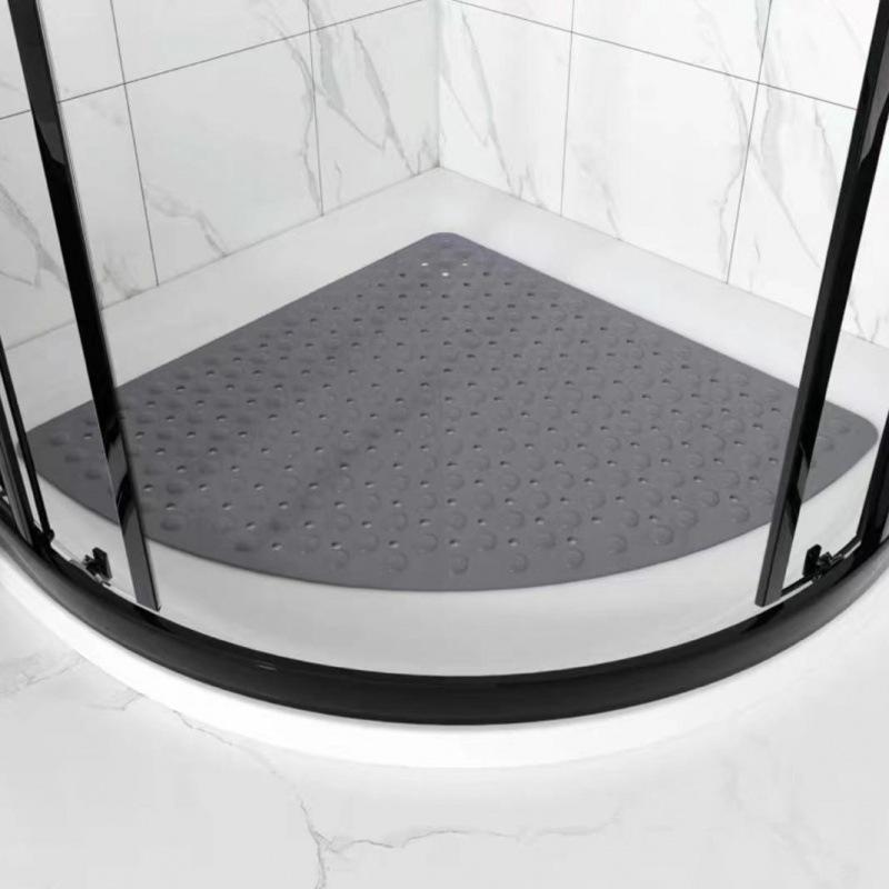 Fan-Shaped Anti-Slip Bathroom Massage Mat