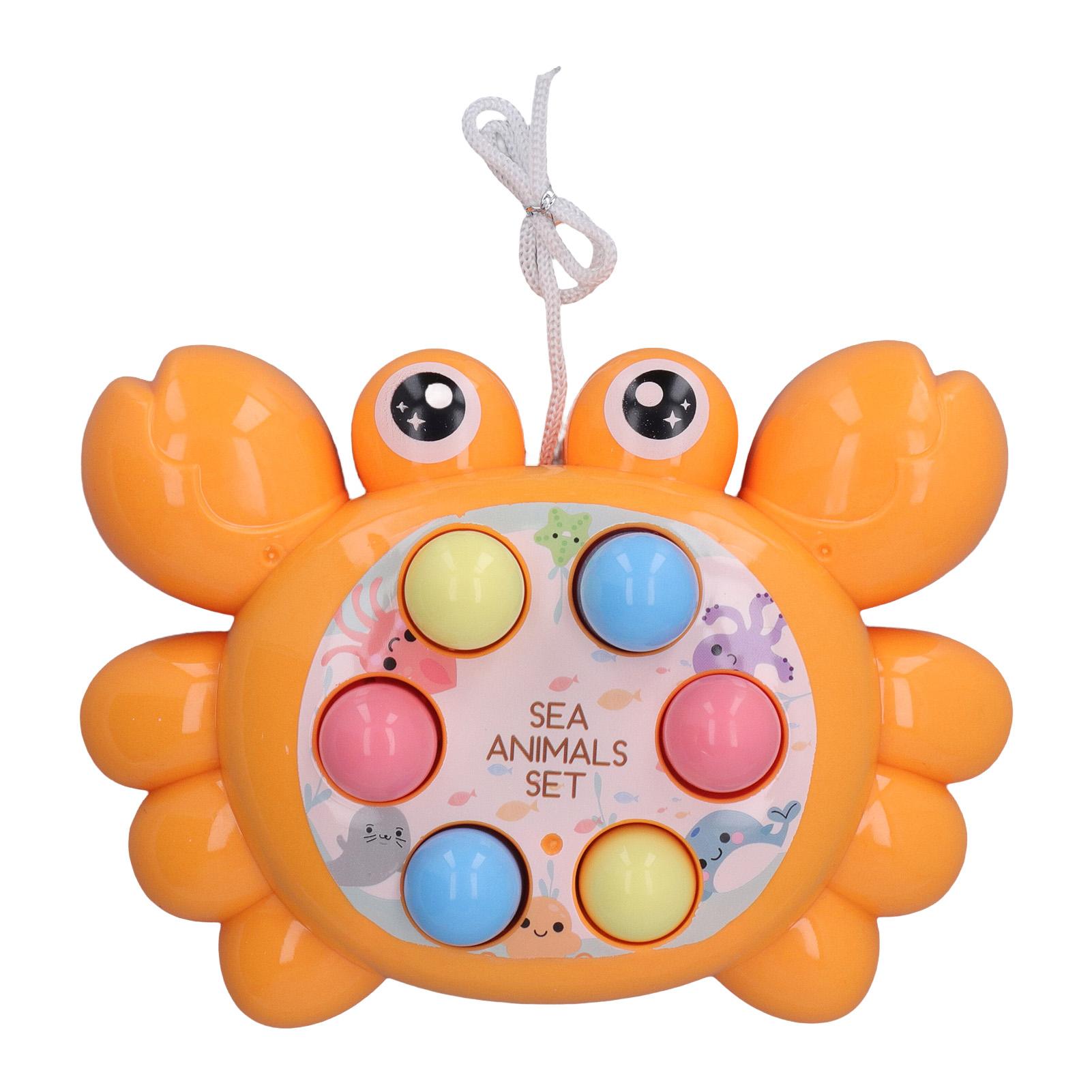 

Baby Hammering Game Crab Shaped Colorful Improve Coordination Pounding Educational Toy