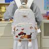Schoolbag Japanese College Polka Dot Girl Cute Backpack Schoolbag Simple Girl Student Lightweight Backpack New Versatile