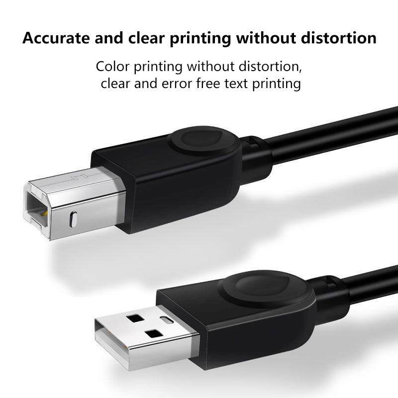 1.5/3/5M Usb Printer Cable Usb Type A To B Male To Male For Canon  Hp Label Printer Dac Usb Printe Usb 2.0 Printer Cable