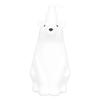 Plastic Shampoo Dispenser Bear Shaped White Lotion Dispenser Refillable Decorative Shower Bottle