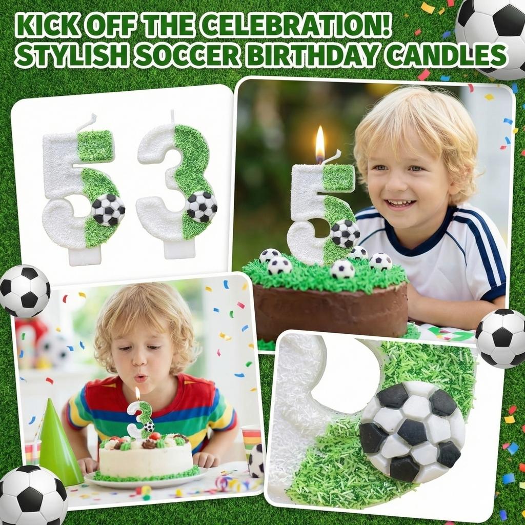Fashion Cartoon Creative Birthday Candles Party Digital Candles