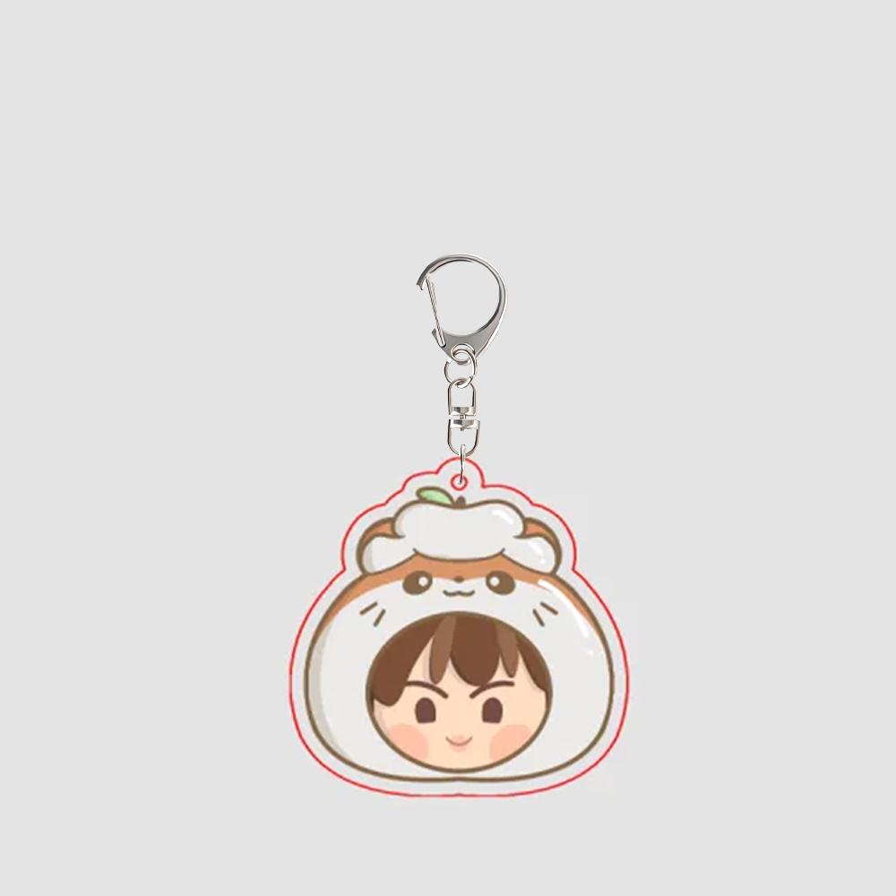 For Peripheral Exquisite Q Version Acrylic KeyChain Backpack Accessories Festival Gift