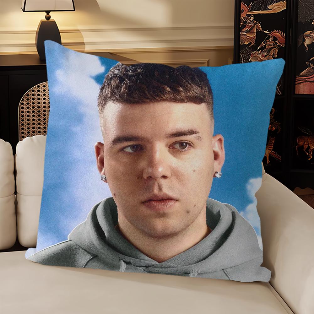 Hot Singer Q-Quevedo Buenas Noches Sofa Living Room Bedroom Headboard Backrest Cushion Square Cushion Nap Time Pillow Case