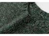 Women's Plus Size 100% Pure Cashmere Thickened Marl Yarn 5-Gauge Loose Sweater