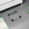 Teesa LCD glass bathroom scale, accuracy up to 0.1 kg, max 180 kg