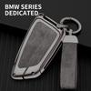 Zinc Alloy Leather Car Key Case For Bmw X5 X3 X1 X6 X7 1 3 5 6 7 Series G20 G30 G11 F15 F16 G01 G02 E39 E46 Car Key Case