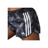 Adidas Elastic Striped Straight Casual Shorts Women Shorts Black IK5011