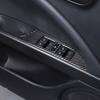 For Seat Leon 2008-2012 Soft Carbon Fiber Car Window Lift Switch Panel Cover Trim Sticker Interior Accessories 4 Pcs