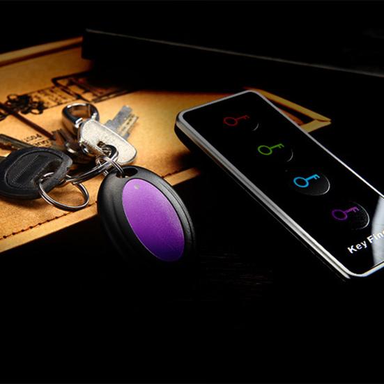 Tracking Device Portable Wireless 80dB 30m Distance 499.82MHz One Click Search ABS Four Colors Key Finder Home Supply