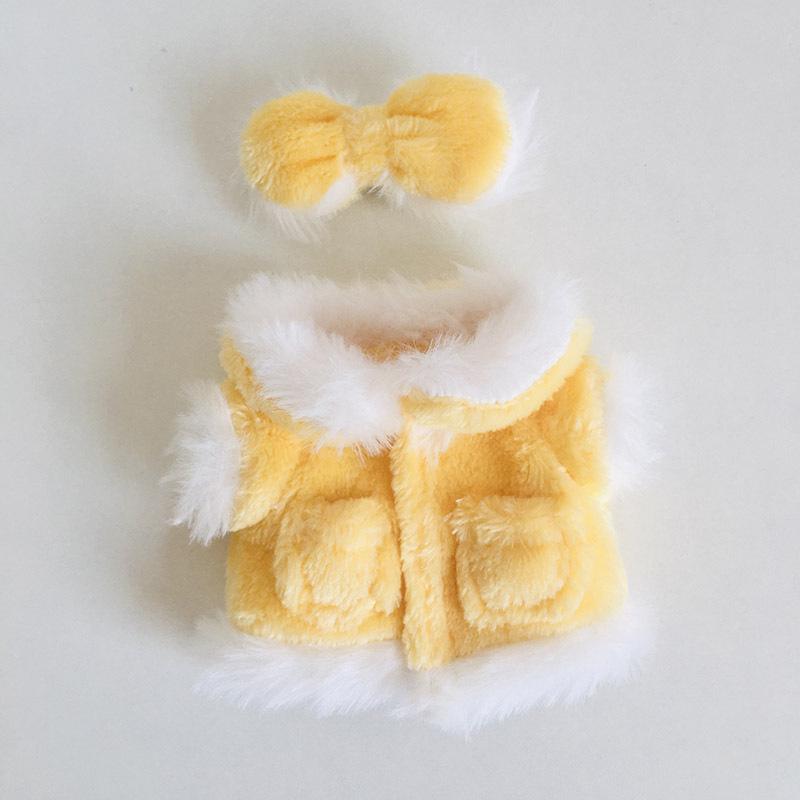 בגדי בובת קטיפה ויניל חמודה 17 ס"מ קופסה עיוורת - תליון LaBuBu שמלת אביזרים