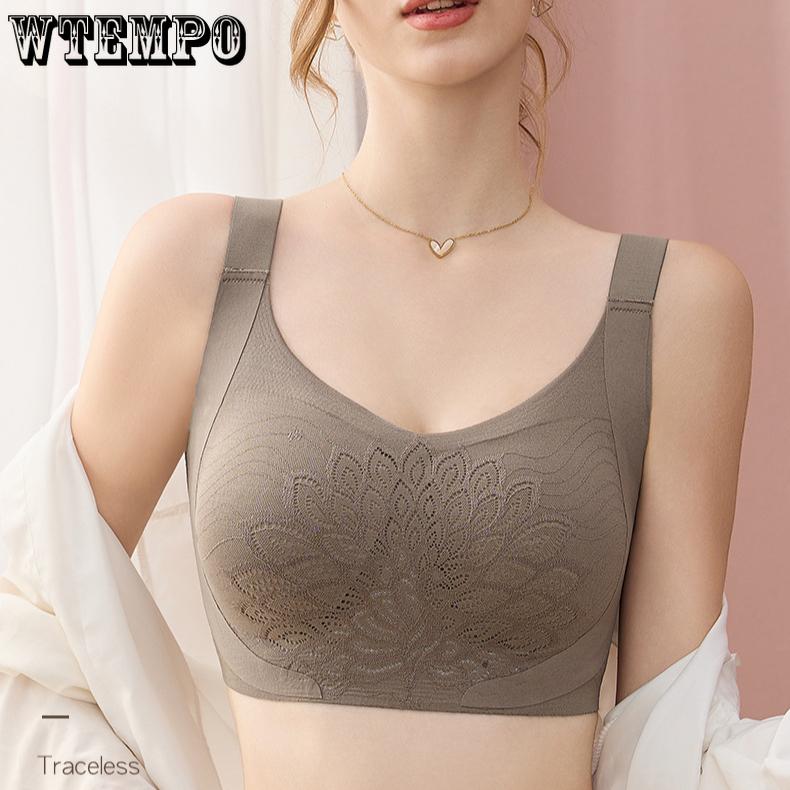 Large Size Lingerie for Women Seamless Gathering Bra Sports Bra Without Steel Ring Collection and Accessory Bra Beautiful Back Bra