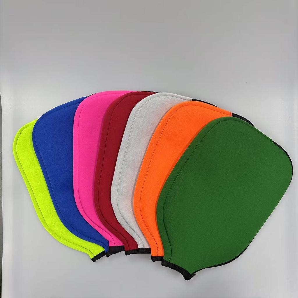 Solid Color Neoprene Pickleball Paddle Cover - Wear-resistant