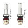 Tr43e air valve for pneumatic tire, V5 metal wheel nipple tr48e for Tubeless tire Wheels Tires Parts