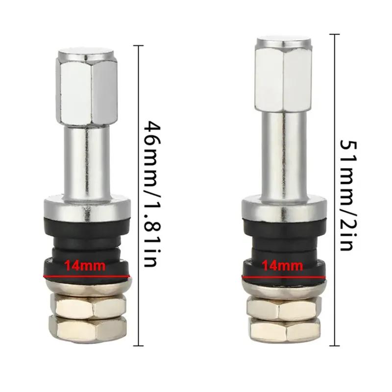 Tr43e air valve for pneumatic tire, V5 metal wheel nipple tr48e for Tubeless tire Wheels Tires Parts