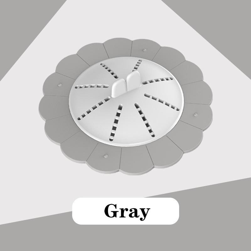 Wielofunkcyjny odpływ podłogowy słonecznikowy, odporny na zużycie, antyblokujący, elastyczny odpływ prysznicowy, do zbierania włosów w kuchni