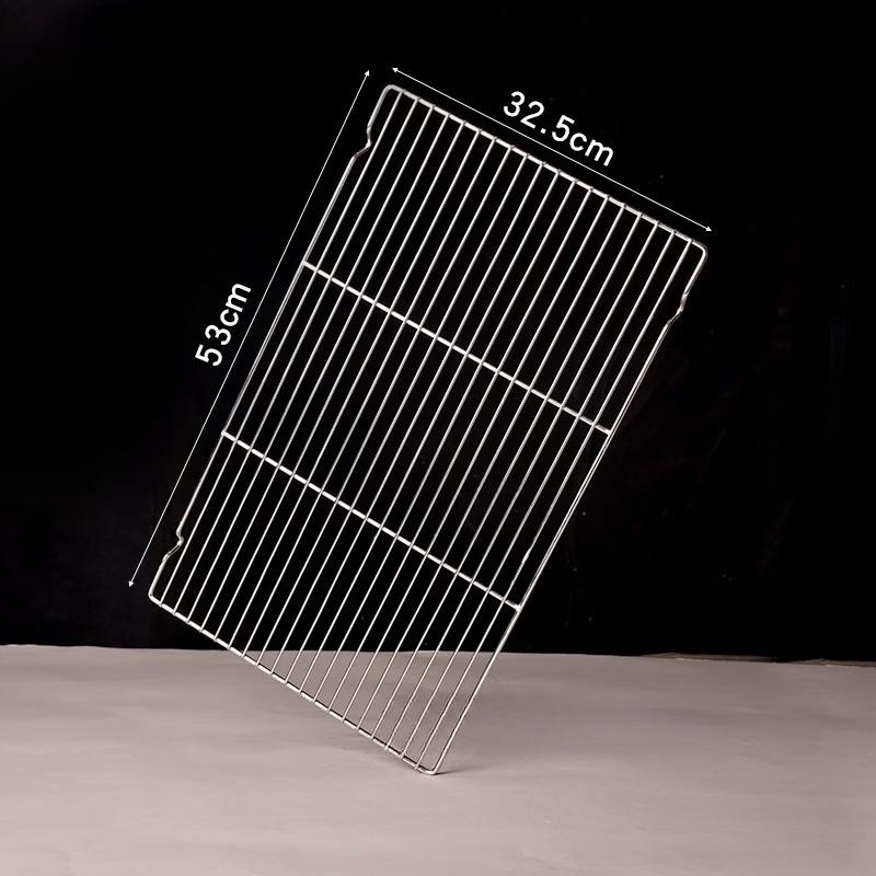 Прямоугольная решетка для барбекю из нержавеющей стали с ножками