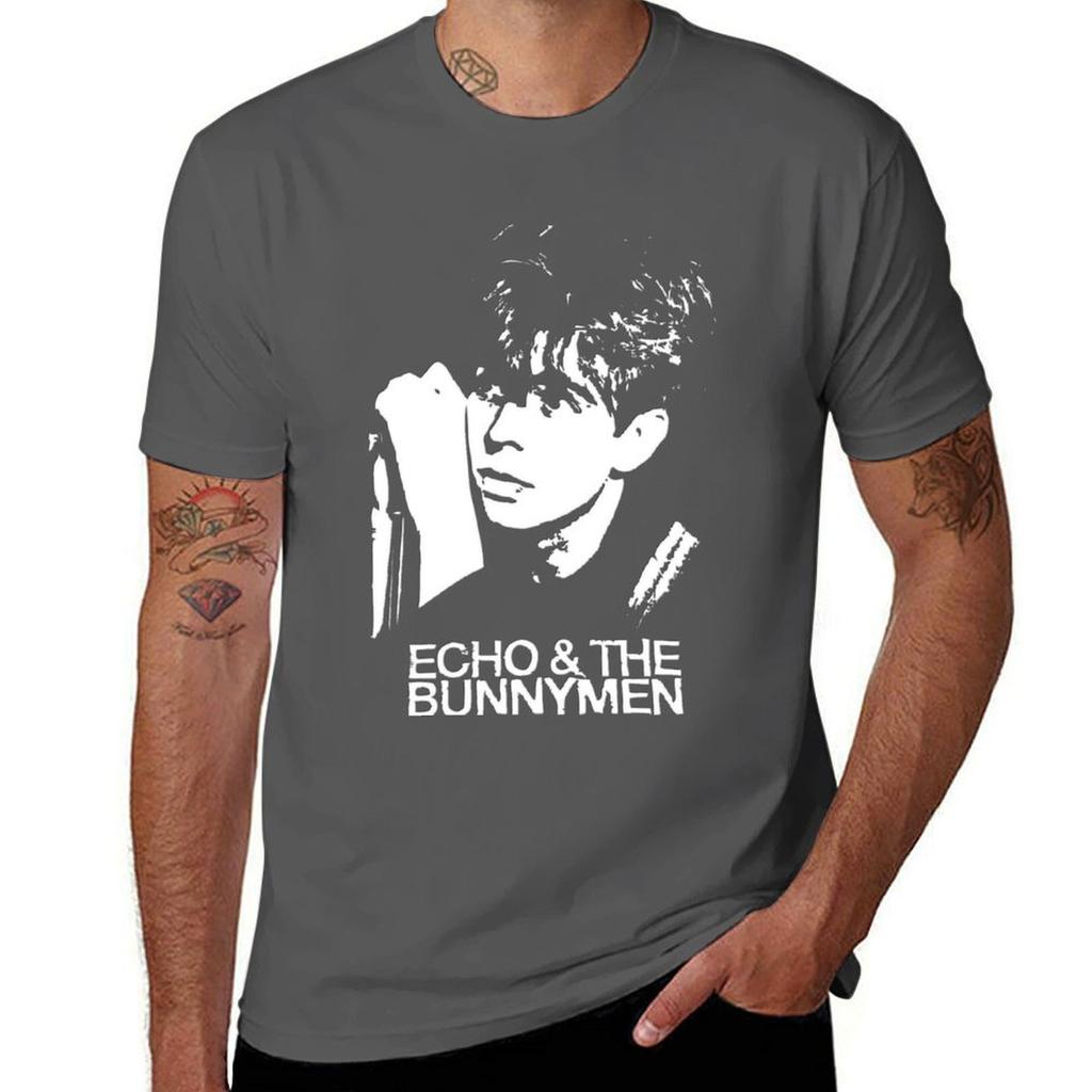 Echo The Bunnymen T-shirt Taglia L Maglietta Casual