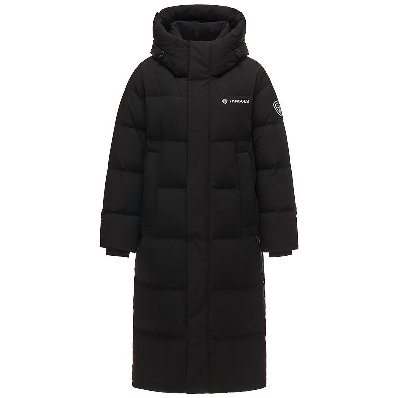Unisex Long Hooded Down Jacket 5550873D