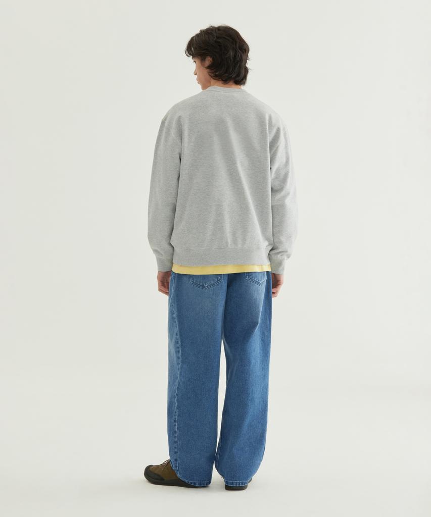 COVERNAT Small Logo Sweatshirt Light Blue