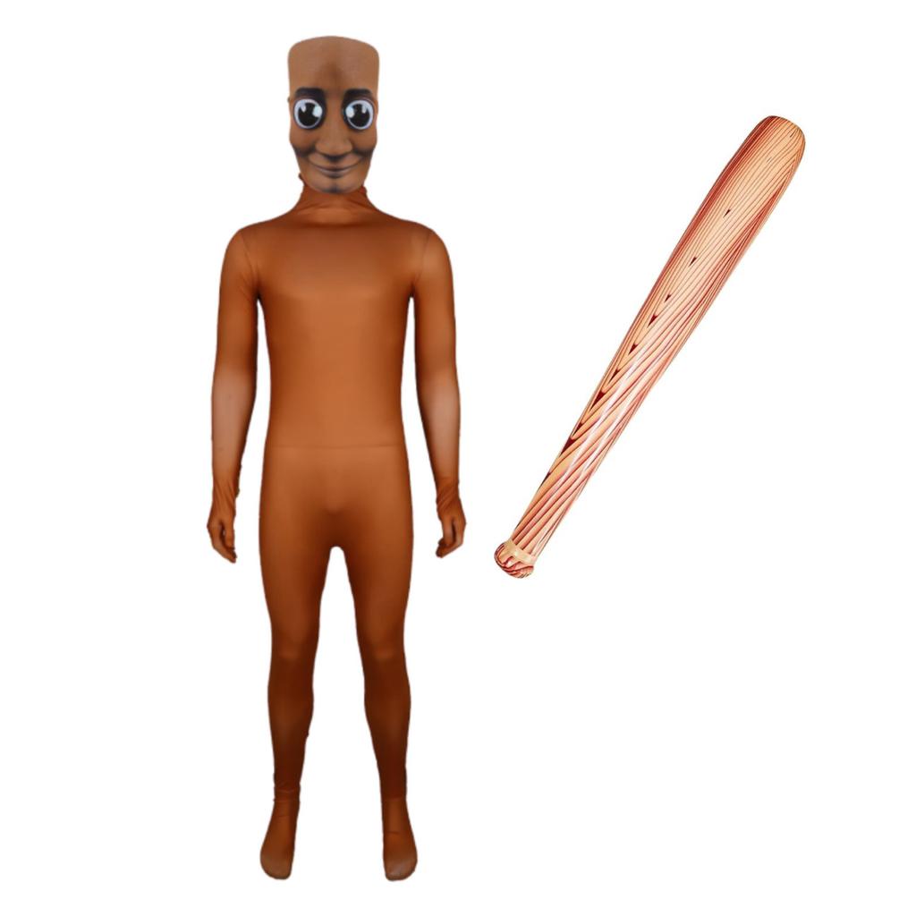Tun Tun Tun Sahur Cosplay per Bambini Tuta Cartone Animato Costumi di Halloween per Ragazzi e Ragazze, Costumi da Festa Regali