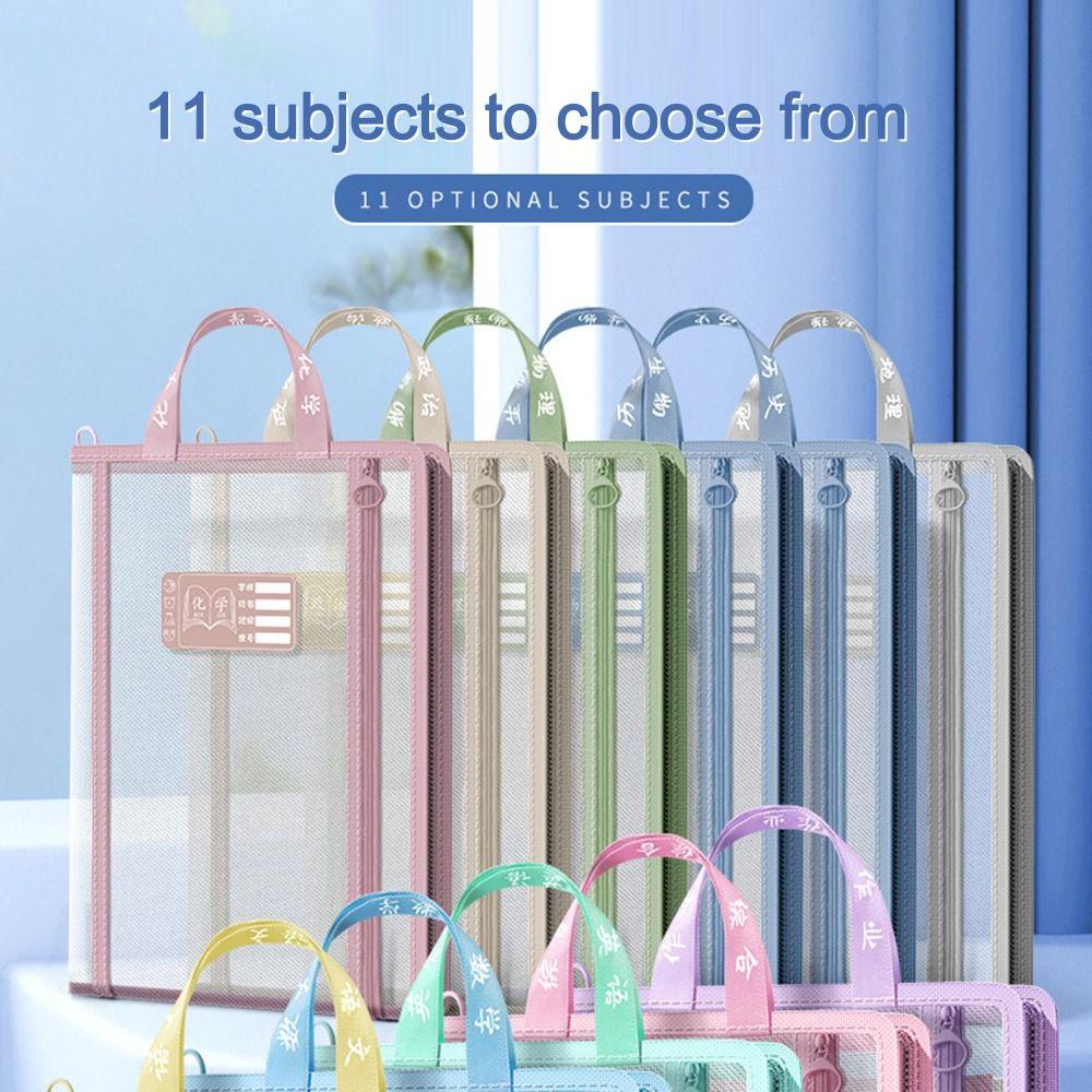 Grote Opening Kantoorbenodigdheden Opbergtas L-vormige Dossierhouder Dossiersorteringstas Schoolkantoorartikelen