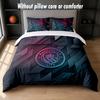 Manchester City Design Bett Bettwäsche Set 1 Bettbezug + 2 Kissenbezüge Weich Atmungsaktiv Haushalt Bettwäsche