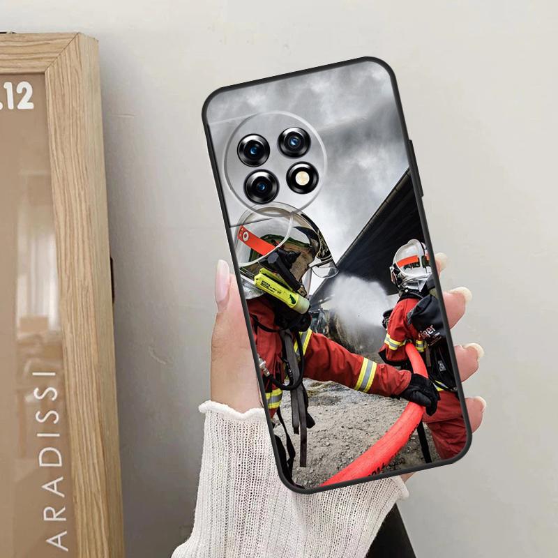 Firefighter Heroes Fireman Case For OnePlus Nord CE 5 3 4 Lite N20 N30 OnePlus 13T 10T 8T 11 12 13 15 R 9 10 Pro Cover