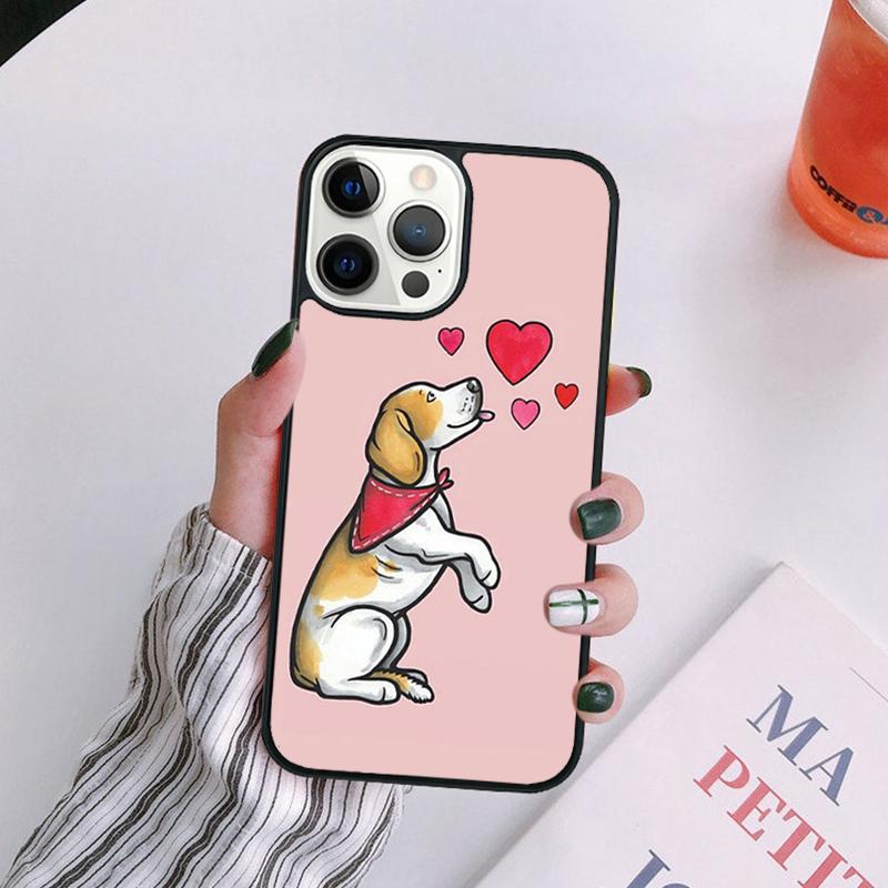 Beagle Dog Animal Phone Case For iPhone 17 Air 14 13 12 16Pro Max 15 11  Plus Max Cover Shell coque