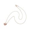 White Clover Maron Cream Womens Necklace Pendant Sanrio Characters Silver 925 Surgical Stainless Steel 316L Cubic Zirconia Heart Bear Pink Gold 40cm