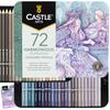 Castle Art Supplies 72 Colored Pencils - Calm Relaxing Palette