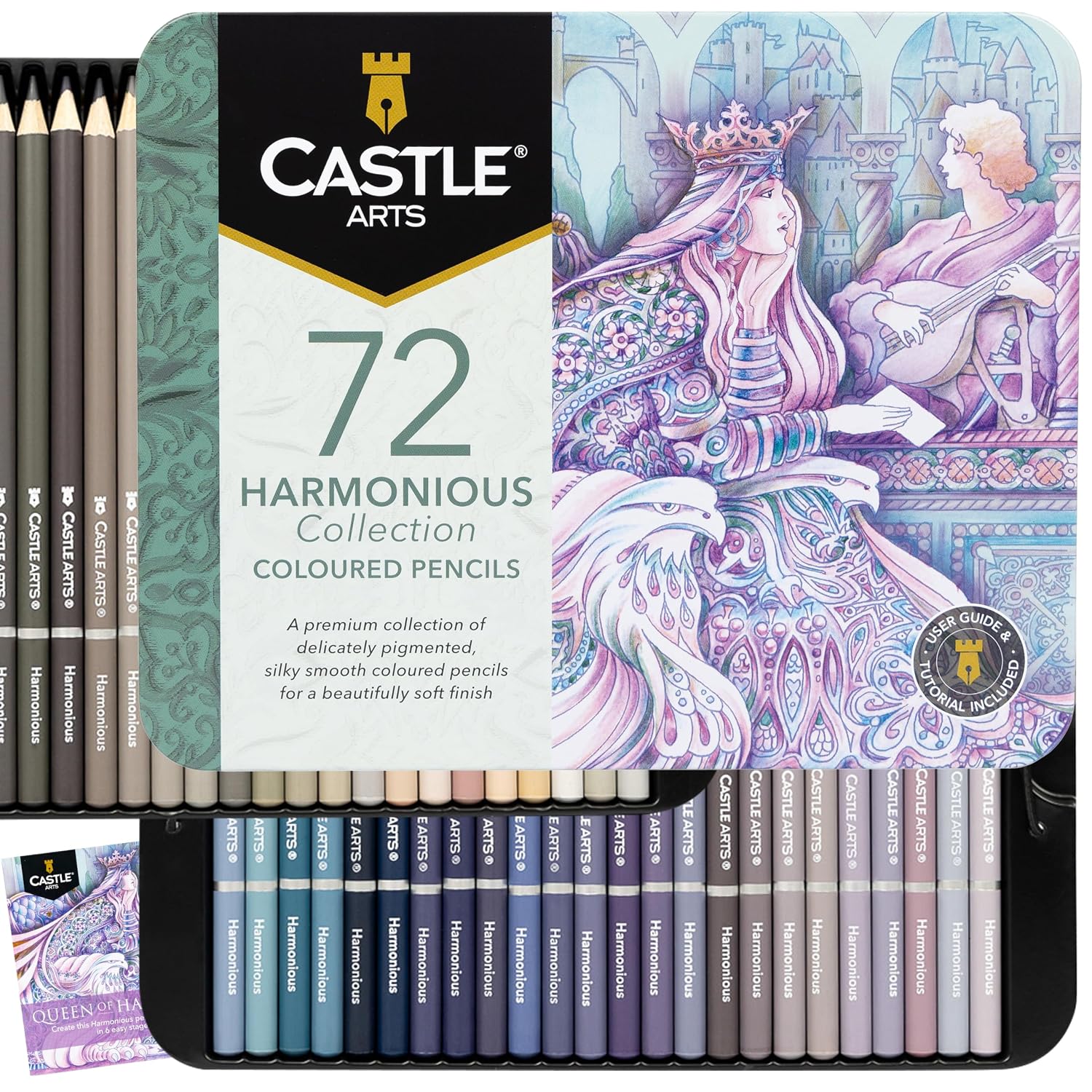 Castle Art Supplies 72 Colored Pencils