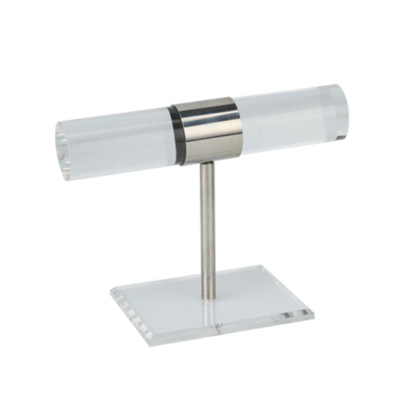 High-End Transparent Jewelry Display Stand for Bracelets, Necklaces, Bangles, and Watches.