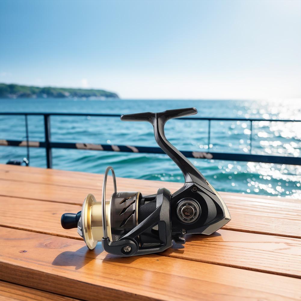 Metal Spinning Reel 5.2/1 Fishing Reel All Purpose Fishing Spinning Reel Fishing Accessories for Saltwater Or Freshwater