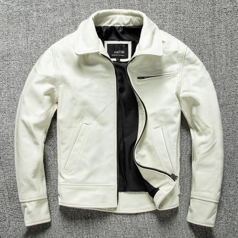 PU Leather Jacket Short Slim Locomotive Leather Jacket Men's Casual Jacket