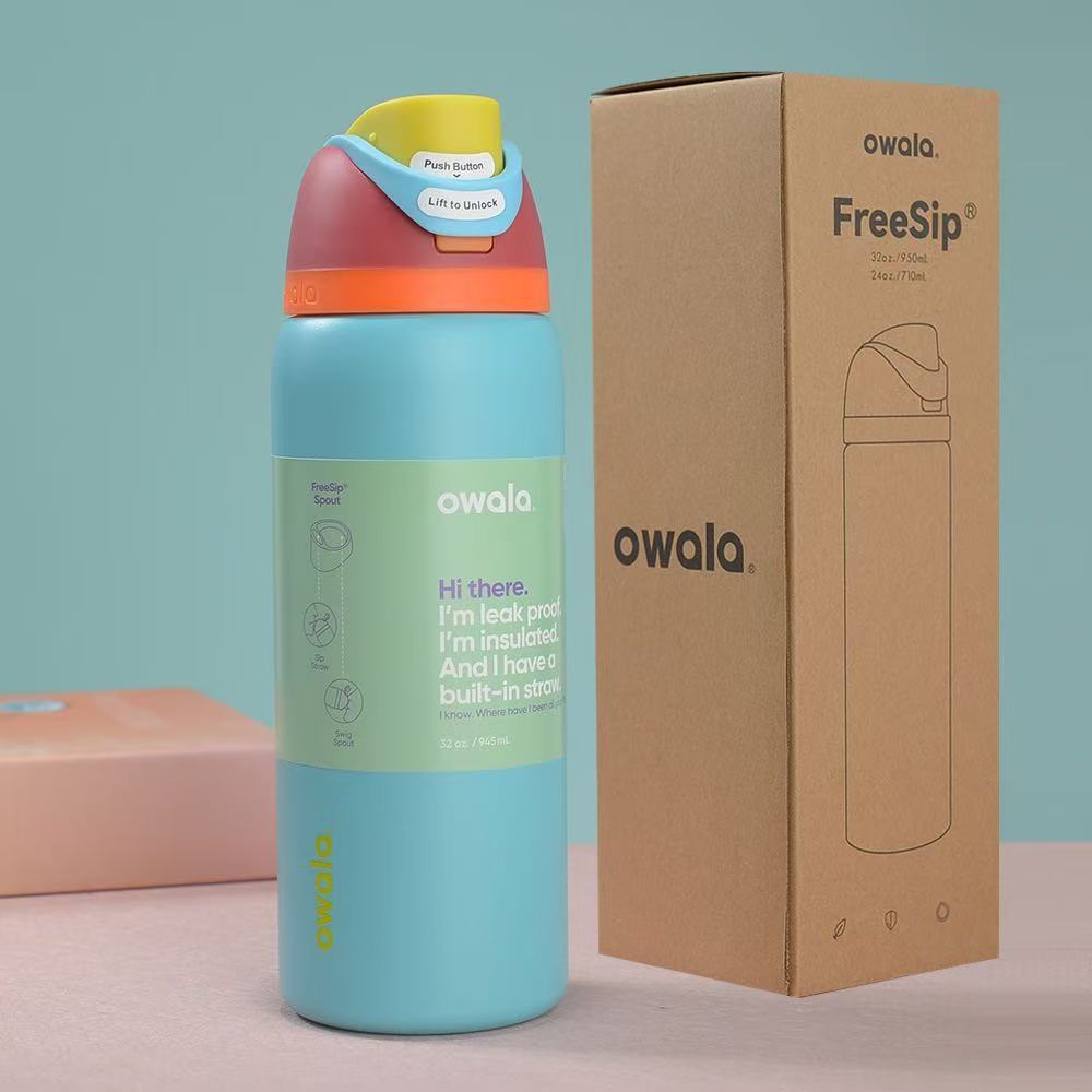 Owala24oz32oz Fruit Cup Stainless Steel Thermos Cup