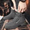 Labor insurance shoes men's 2025 new waterproof and non-slip work tooling men's shoes summer sports high-top Martin boots men's