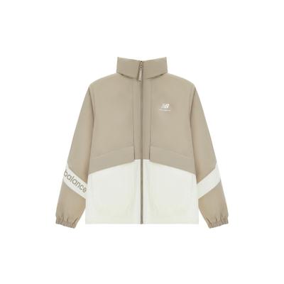 New Balance Lifestyle Jacket Asia Sizing 'Beige White' Unisex 5AD12103-LBE