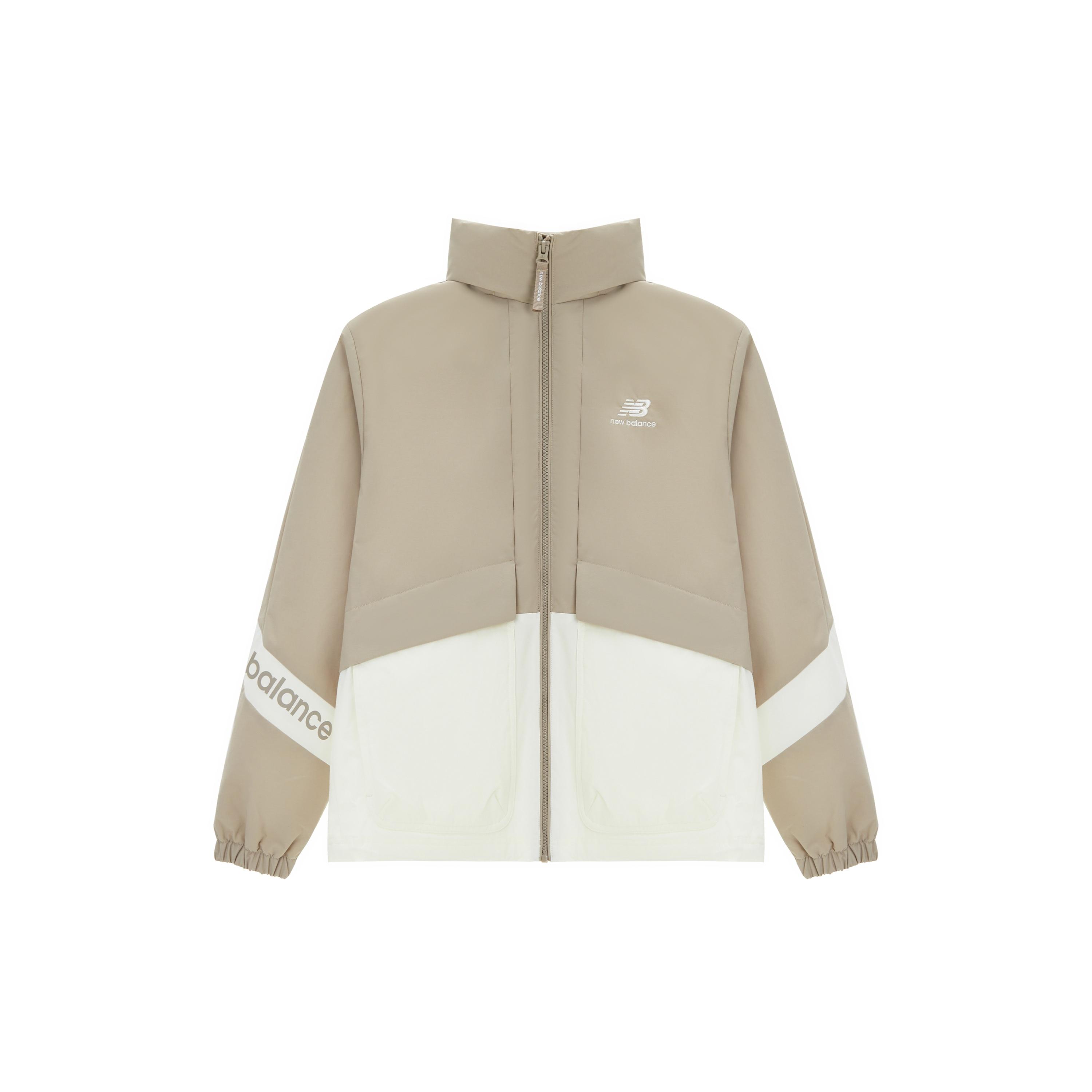New Balance Lifestyle Jacket Asia Sizing  Beige White  Unisex 5AD12103-LBE L