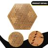 Holzpuzzle Geschenk Intelligenzentwicklung für die Familie Puzzlespiel Herausforderung Spielstil A