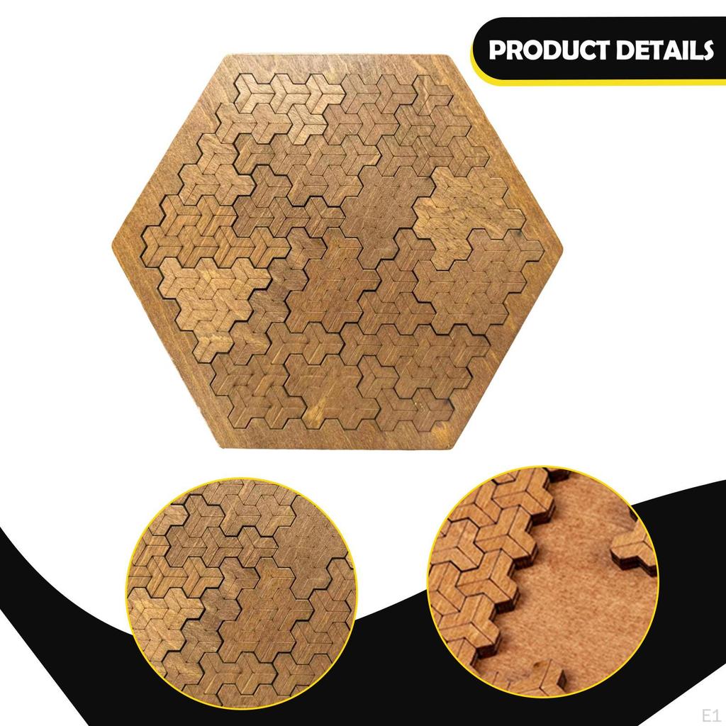 Holzpuzzle Geschenk Intelligenzentwicklung für die Familie Puzzlespiel Herausforderung Spielstil A