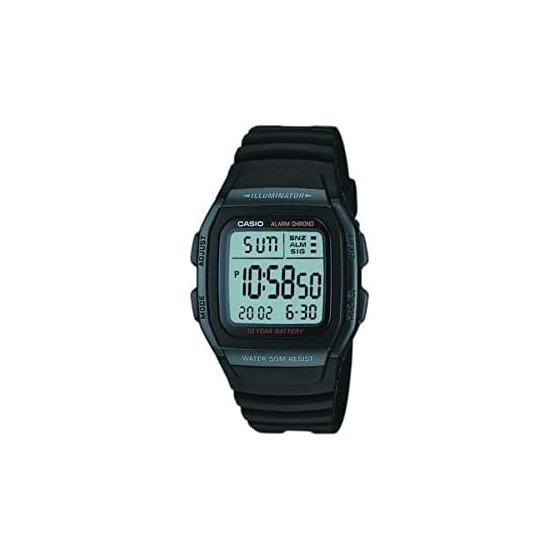 Часы CASIO Цифровые W-96H-1B Мужские Зарубежная Модель [Реимпортировано]
