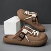 Fashion Flat Male Slipper Soft Beach Men's Shoe Sabot High Quality Fashion Summer Sale Original Trend 2025 Casual Mascullino Y2k Slides