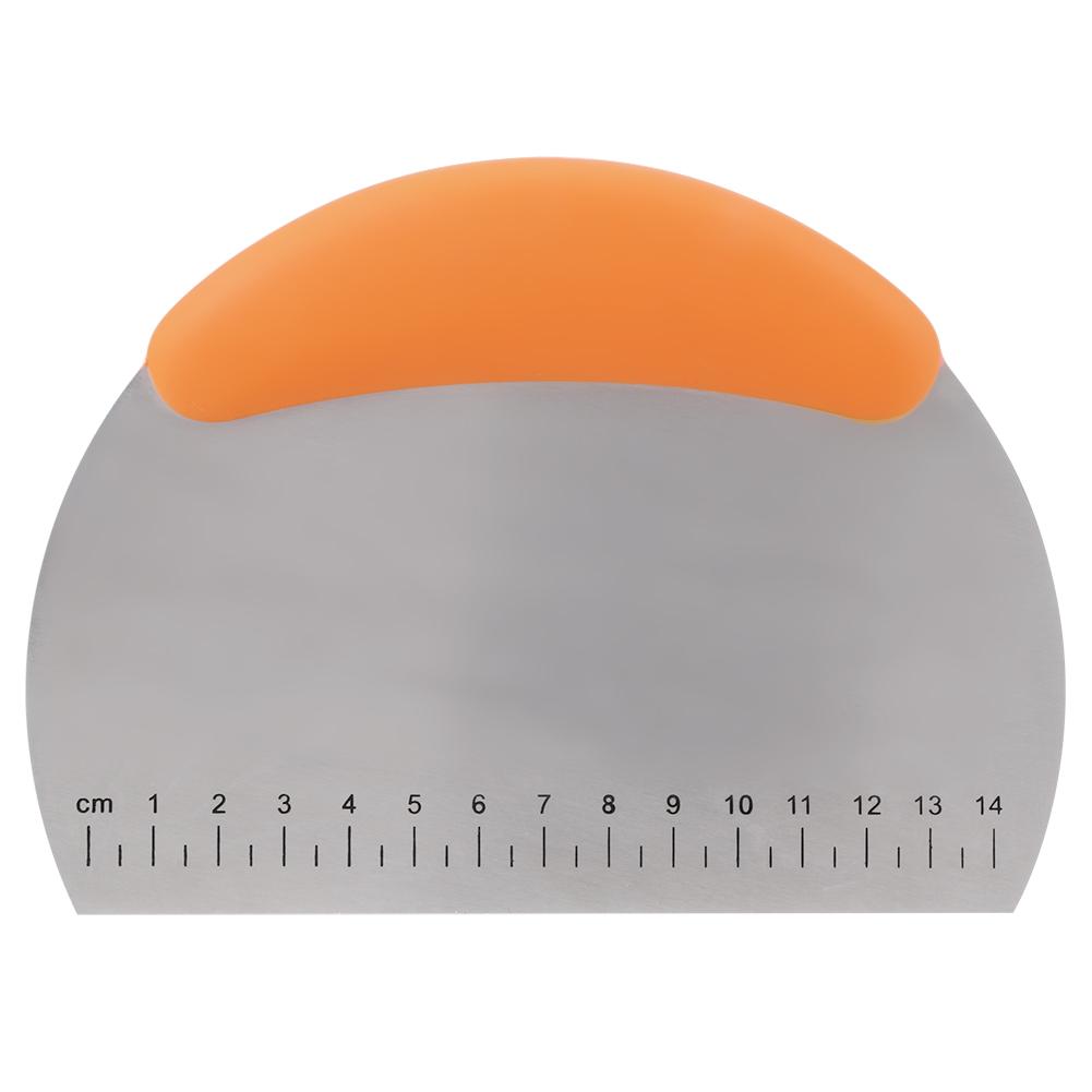Stainless Steel Pastry Scraper Chopper Flour Pastry Cutter Pastry Scale Measurement Baking Tool Kitchen Bakeware
