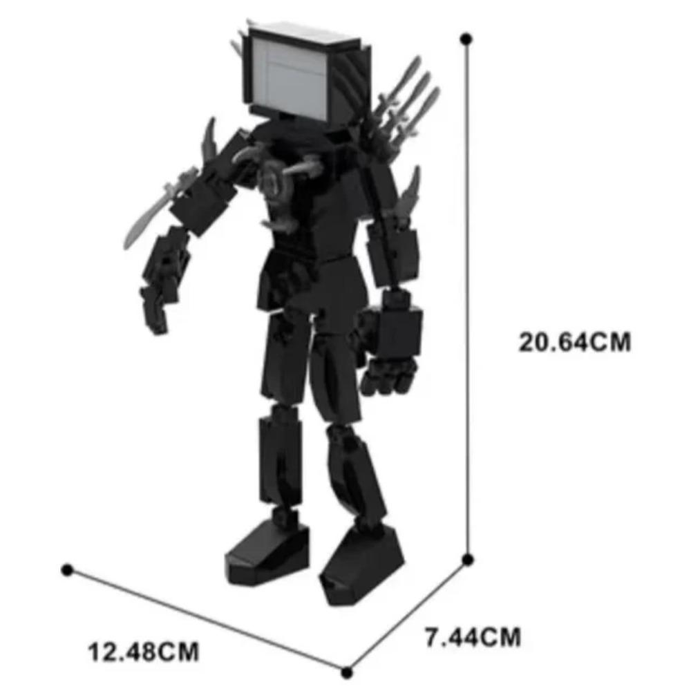 Skibidi Toilet Building Blocks Toy Titans Cameraman Speakerman Drillman TV Man Woman Camera Speaker Man G Drill Man Figure Toy
