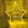 Bright LED Neons Light For Birthday Party Decors With Shatterproof Design And Energy Saving Feature