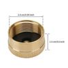 Propane Caps Durable Cylinder Seal Brass Material Great for 1lb Cylinders